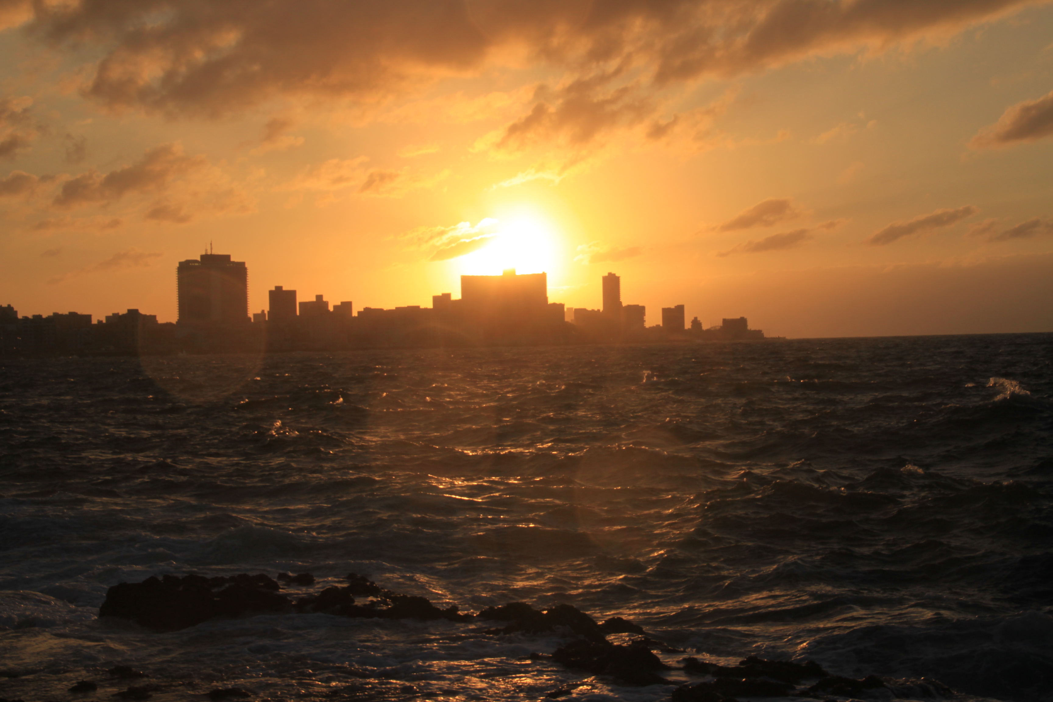 Malecon Sunset in Havana 